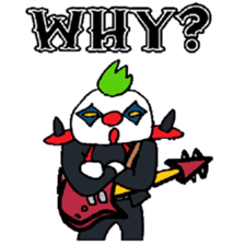 KM55 Metal Killer Clown sticker #14980033