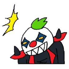 KM55 Metal Killer Clown sticker #14980036
