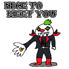 KM55 Metal Killer Clown sticker #14980037