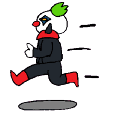 KM55 Metal Killer Clown sticker #14980038