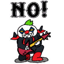 KM55 Metal Killer Clown sticker #14980041