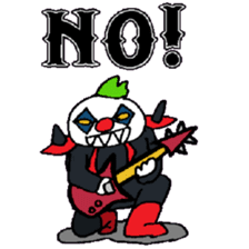 KM55 Metal Killer Clown sticker #14980041