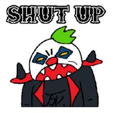 KM55 Metal Killer Clown sticker #14980045