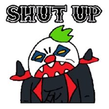 KM55 Metal Killer Clown sticker #14980045