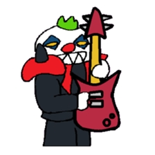KM55 Metal Killer Clown sticker #14980050