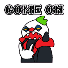 KM55 Metal Killer Clown sticker #14980057