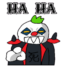 KM55 Metal Killer Clown sticker #14980060