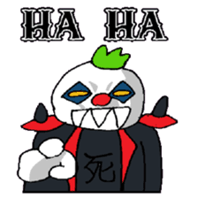 KM55 Metal Killer Clown sticker #14980060