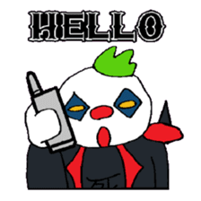 KM55 Metal Killer Clown sticker #14980061