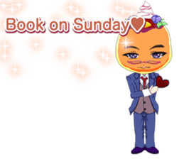 Lovely White day from a cool pancakes sticker #14980216