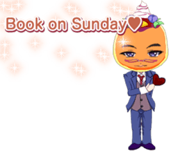 Lovely White day from a cool pancakes sticker #14980216