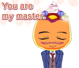 Lovely White day from a cool pancakes sticker #14980220