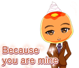 Lovely White day from a cool pancakes sticker #14980222