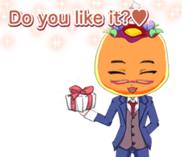 Lovely White day from a cool pancakes sticker #14980224