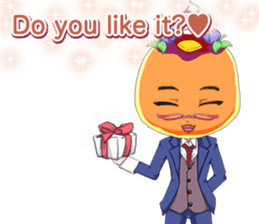 Lovely White day from a cool pancakes sticker #14980224