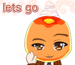 Lovely White day from a cool pancakes sticker #14980226