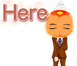 Lovely White day from a cool pancakes sticker #14980230