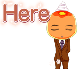 Lovely White day from a cool pancakes sticker #14980230