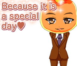 Lovely White day from a cool pancakes sticker #14980250