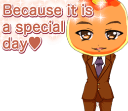 Lovely White day from a cool pancakes sticker #14980250