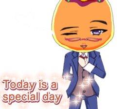 Lovely White day from a cool pancakes sticker #14980252