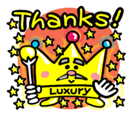 Luxury stamp. sticker #14980574