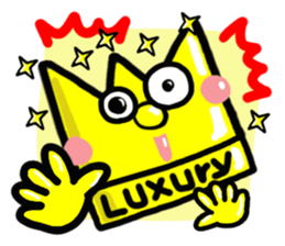 Luxury stamp. sticker #14980584