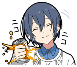 Otaku boy sticker #14980749