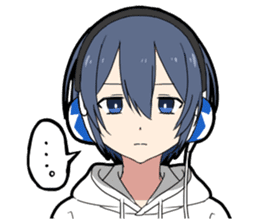 Otaku boy sticker #14980753