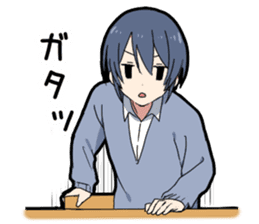 Otaku boy sticker #14980766