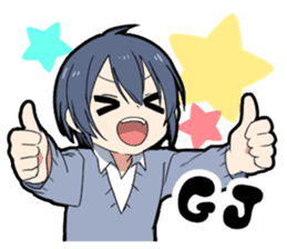 Otaku boy sticker #14980767