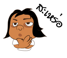 old school man sticker #14981084