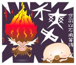 Three little angels' funny talk! sticker #14981169