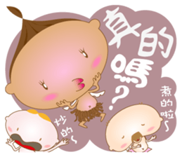 Three little angels' funny talk! sticker #14981186