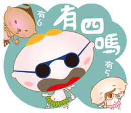 Three little angels' funny talk! sticker #14981190