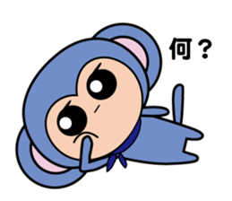 triple monkey sticker #14981319