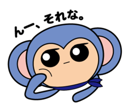 triple monkey sticker #14981323