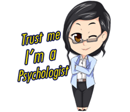 Trust me, I'm a Psychologist sticker #14982337