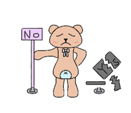 Mystery biological - series Bear sticker #14982624