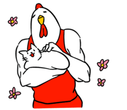 Bird hero sticker #14982782