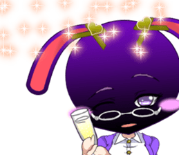 Lovely Girls Rabbit White Day English sticker #14983316