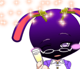 Lovely Girls Rabbit White Day English sticker #14983316