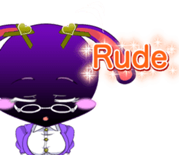 Lovely Girls Rabbit White Day English sticker #14983320