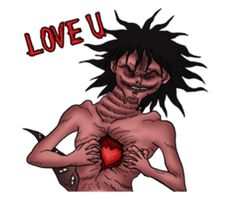 Abajin the Horrible Ghost sticker #14983775