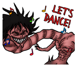 Abajin the Horrible Ghost sticker #14983776