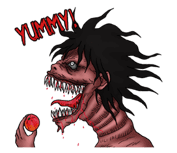 Abajin the Horrible Ghost sticker #14983781