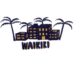 aloha abc sticker #14984583