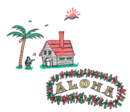aloha abc sticker #14984585