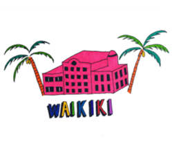 aloha abc sticker #14984587