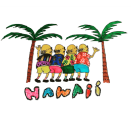 aloha abc sticker #14984590